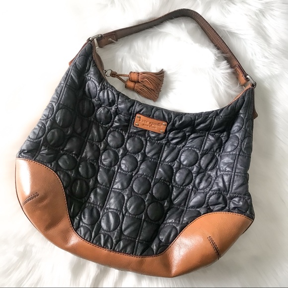 kate spade Handbags - Kate Spade | Black Quilted Vintage Leather Purse